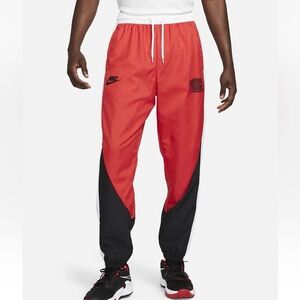 Nike Starting 5 Men's Size XL  Red White Black Basketball Pants FB6966-657